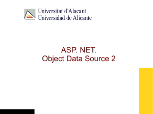 ASP. NET. Object Data Source 2