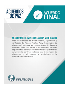 Implementación, verificación y refrendación - FARC-EP