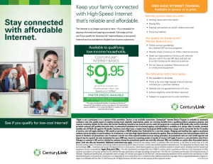 Stay connected with affordable Internet.