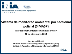 Sistema de monitoreo ambiental por seccional policial (SIMASP)