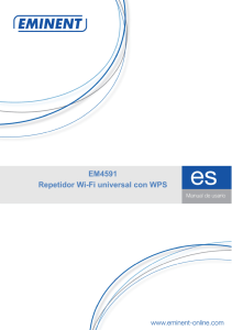 EM4591 Repetidor Wi-Fi universal con WPS