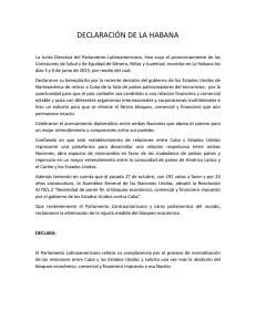 Declaración de la Habana - Parlamento Latinoamericano