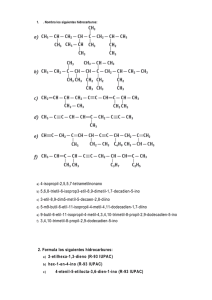 a) 4-isopropil-2,5,5,7-tetrametilnonano b) 5,6,8-trietil-6-isoprop3
