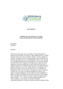 Juan Montalvo Capítulos que se le olvidaron a Cervantes Ensayo