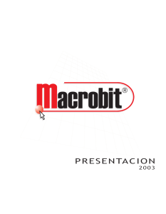 macrobit presentacion.cdr - MACROBIT Diseño e Ingeniería