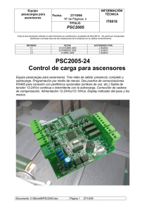 PSC2005 - Microlift SL