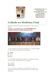 Simposium de la Sección de Medicina Fetal de la SAGO, 1 de
