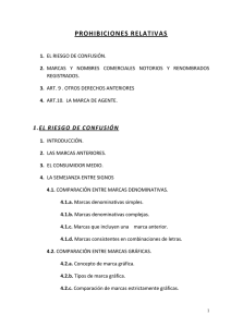 Prohibiciones Relativas - Oficina Española de Patentes y Marcas