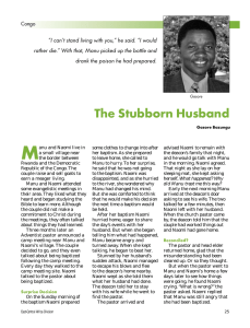 The Stubborn Husband