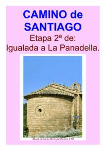 2ª ETAPA Cnº DE SANTIAGO desde Montserrar por Huesca