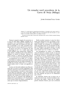 (1982). Un tensador textil procedente de la Cueva de Nerja (Málaga).