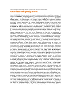 Aspectos Legales - leadership freight group