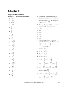 Chapter 5 - Pearson Education