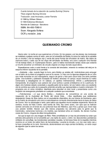QUEMANDO CROMO -Cuento-