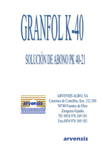 Inductores de defensa - Arvensis - Granfol-K40