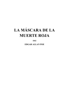 La máscara de la Muerte Roja