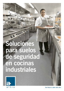Soluciones para suelos de seguridad en cocinas industriales