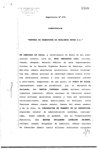 CONSTITUCION "EMPRESA DE TRANSPORTE DE PASAJEROS