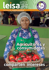 Agricultores y consumidores comparten intereses