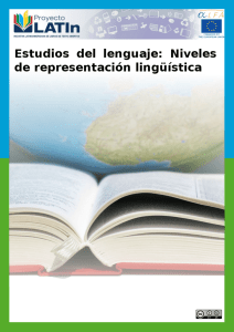 Estudios de Lenguaje: Niveles de Representación Lingüística