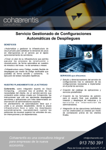 Servicio Gestionado de Configuraciones Automáticas de Despliegues