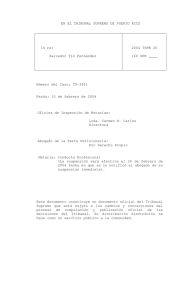 2004 TSPR 25 - Portal de la Rama Judicial