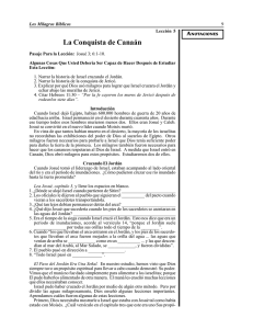 Lección 5 -- La Conquista de Canaán.p65