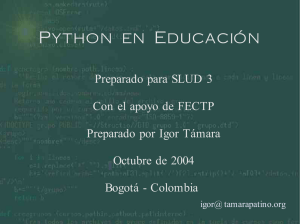 Python en Educación