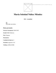 María Soledad Núñez Méndez