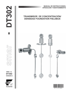 transmisor de concentración/ densidad foundation fieldbus