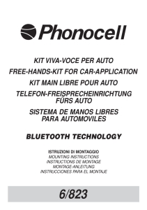 kit viva-voce per auto free-hands-kit for car-application