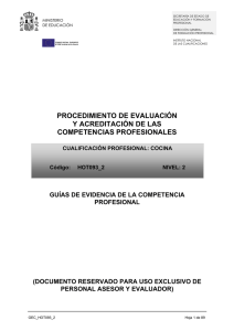 UCs Evidence guides (Spanish version pdf)
