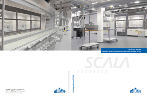 Catálogo técnico Sistema de equipamiento para laboratorios