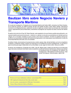 Bautizan libro sobre Negocio Naviero y Transporte Marítimo