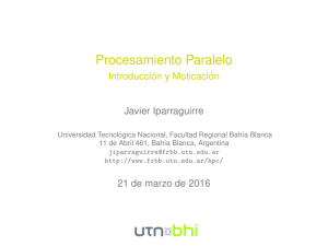 Procesamiento Paralelo - Universidad Tecnológica Nacional