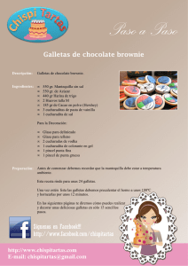 galletas de chocolate brownie - Tartas, cupcakes y galletas