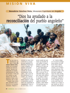 “Dios ha ayudado a la reconciliación del pueblo angoleño”
