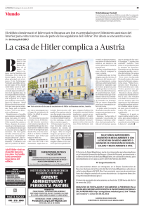 La casa de Hitler complica a Austria
