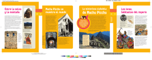 Los misterios del Machu Pichu