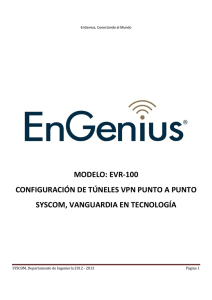 EnGenius EVR-100 Túnel VPN Multipunto