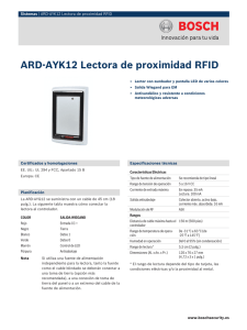 ARD-AYK12 Lectora de proximidad RFID