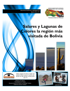 Salares y Lagunas de Colores la región más visitada de Bolivia
