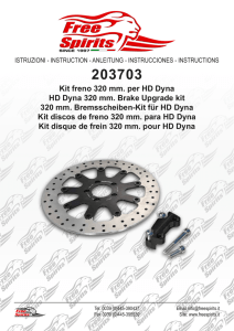 203703 Kit freno 320 mm. per HD Dyna HD Dyna 320