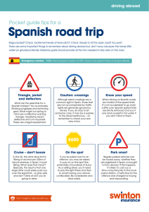 Spanish road trip - Swinton Insurance