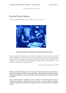 Emilia Pardo Bazán - Fundación Isonomia