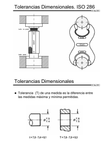 Tolerancias Dimensionales. ISO 286 Tolerancias Dimensionales