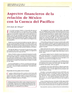 Aspectos financieros `de la relación de México con la Cuenca del