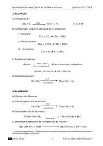 Apunte Propiedades Químicas de Hidrocarburos