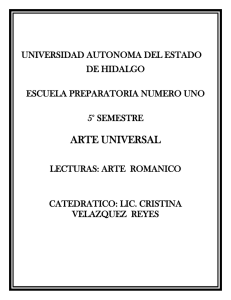 LITERATURAS ROMANICO - Universidad Autónoma del Estado