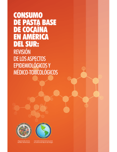 Consumo de pasta base de cocaína en América del Sur